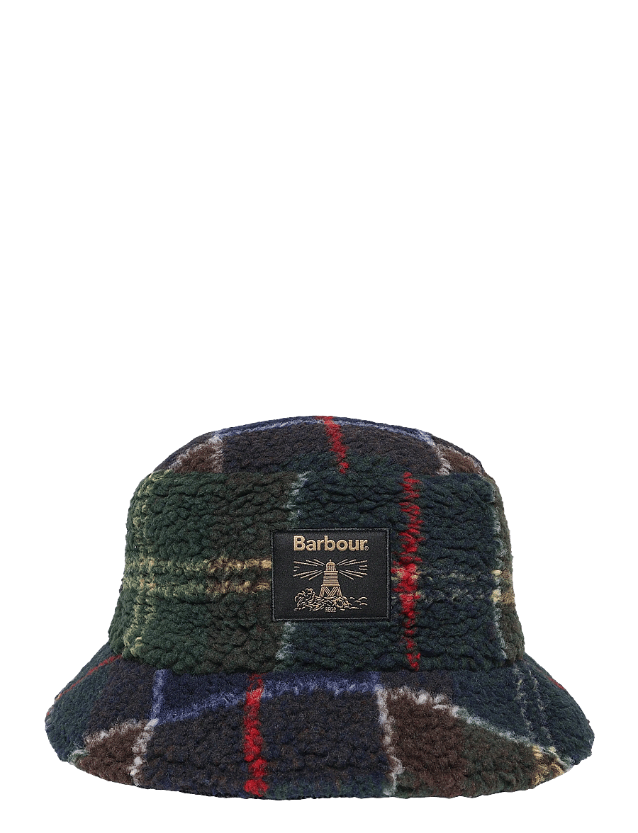 Barbour - Barbour Field Fleece Bucket Hat - Ämber-kübarad - classic tartan/black - 0