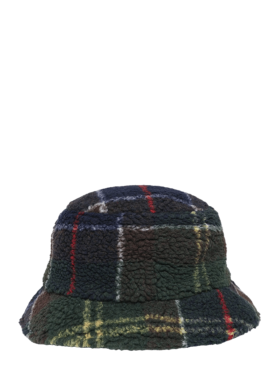 Barbour - Barbour Field Fleece Bucket Hat - Ämber-kübarad - classic tartan/black - 1