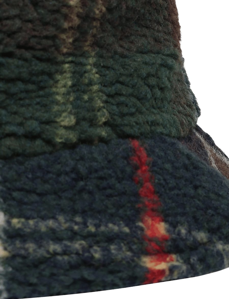 Barbour - Barbour Field Fleece Bucket Hat - Ämber-kübarad - classic tartan/black - 2