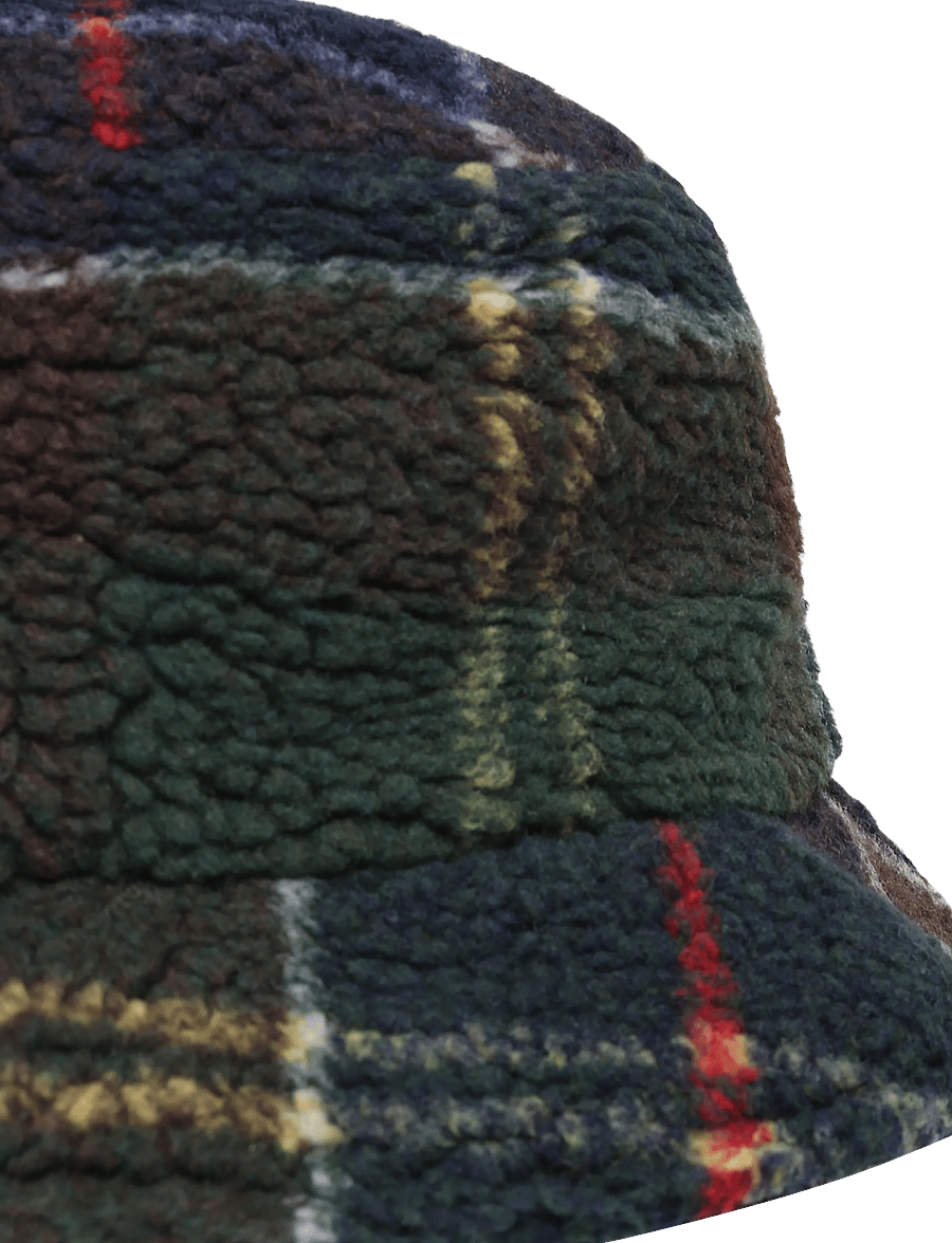 Barbour - Barbour Field Fleece Bucket Hat - Ämber-kübarad - classic tartan/black - 3