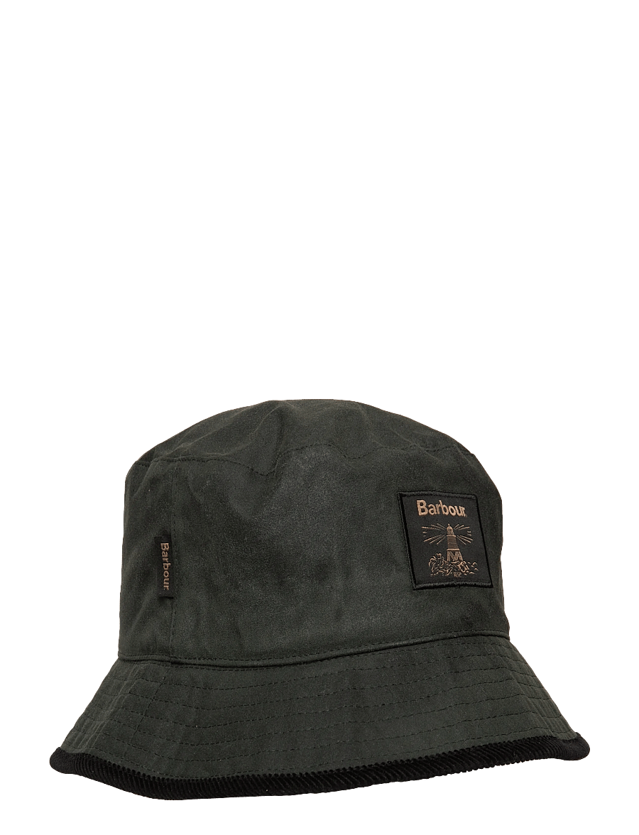 Barbour - Barbour Field Wax Bucket Hat - Ämber-kübarad - sage - 0