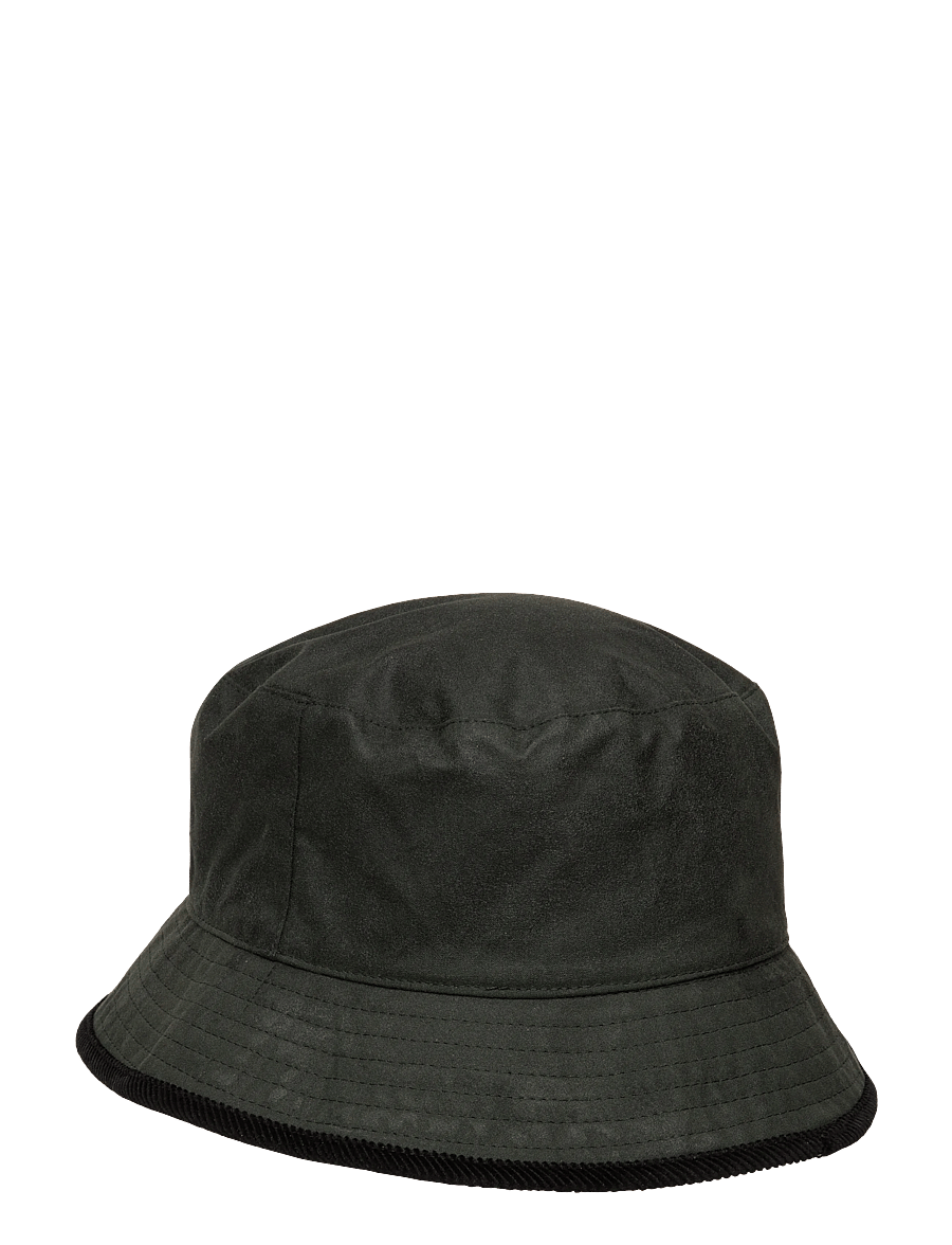 Barbour - Barbour Field Wax Bucket Hat - Ämber-kübarad - sage - 1