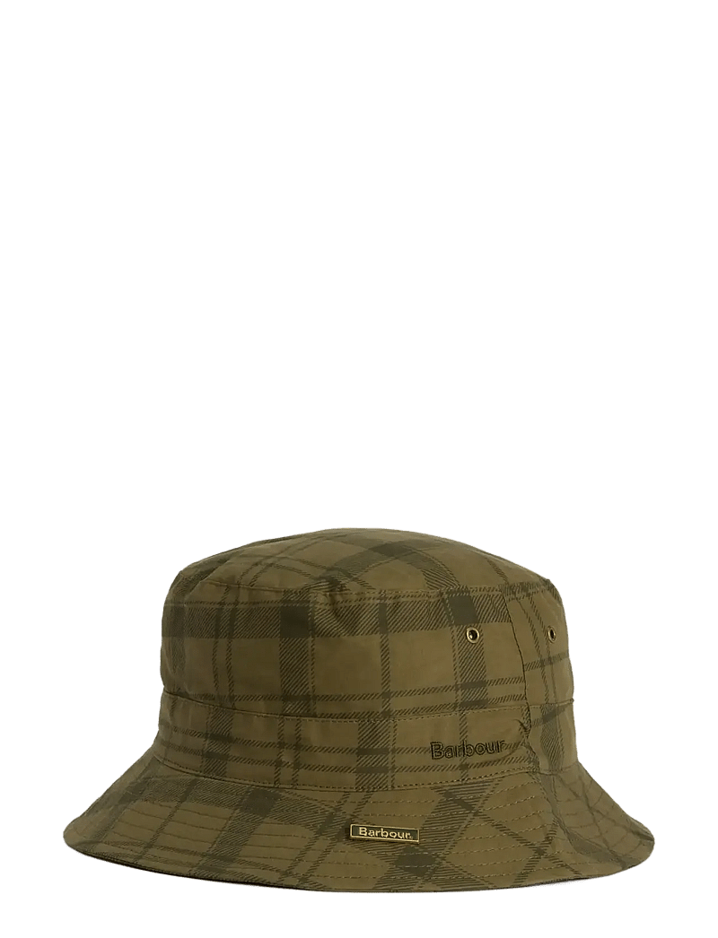 Barbour - Barbour Tport Bucket - bucket hats - dusky green tartan - 1