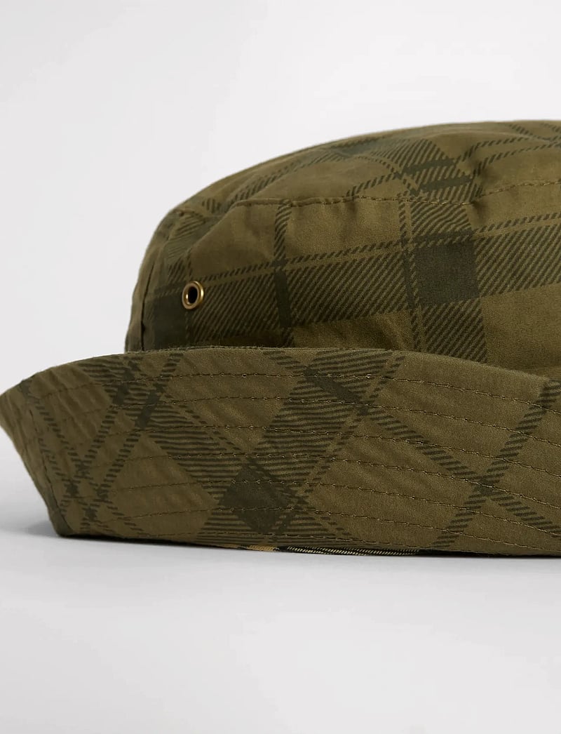 Barbour - Barbour Tport Bucket - bucket hats - dusky green tartan - 2