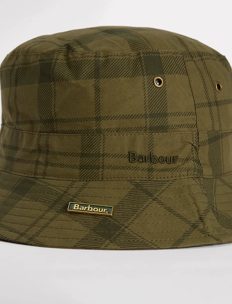 Barbour - Barbour Tport Bucket - bucket hats - dusky green tartan - 4