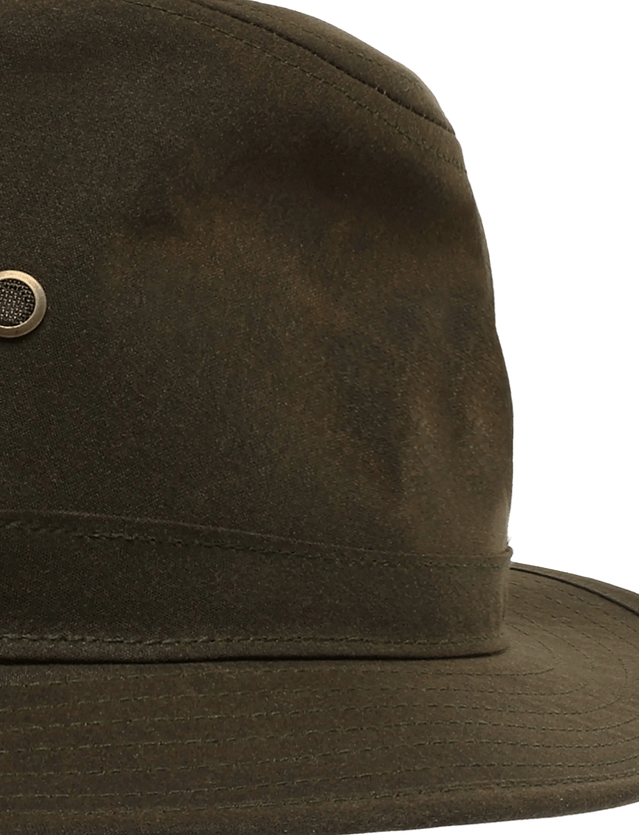 Barbour - Barbour Crayton Wax Safari Hat - olive - 3
