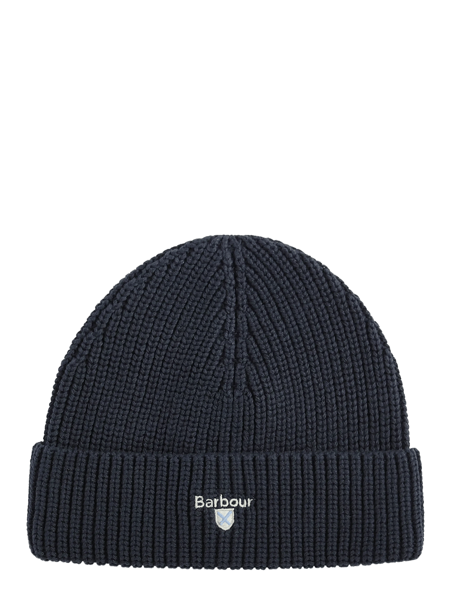 Barbour - Barbour Cascade Knitted Beanie Hat - navy - 0
