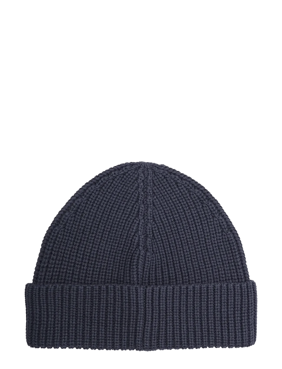 Barbour - Barbour Cascade Knitted Beanie Hat - navy - 1
