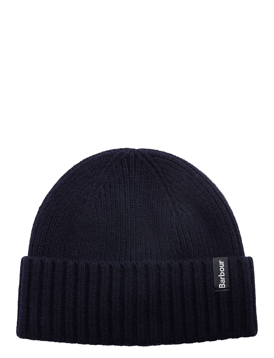 Barbour - Barbour Danforth Knitted Beanie Hat - navy - 0