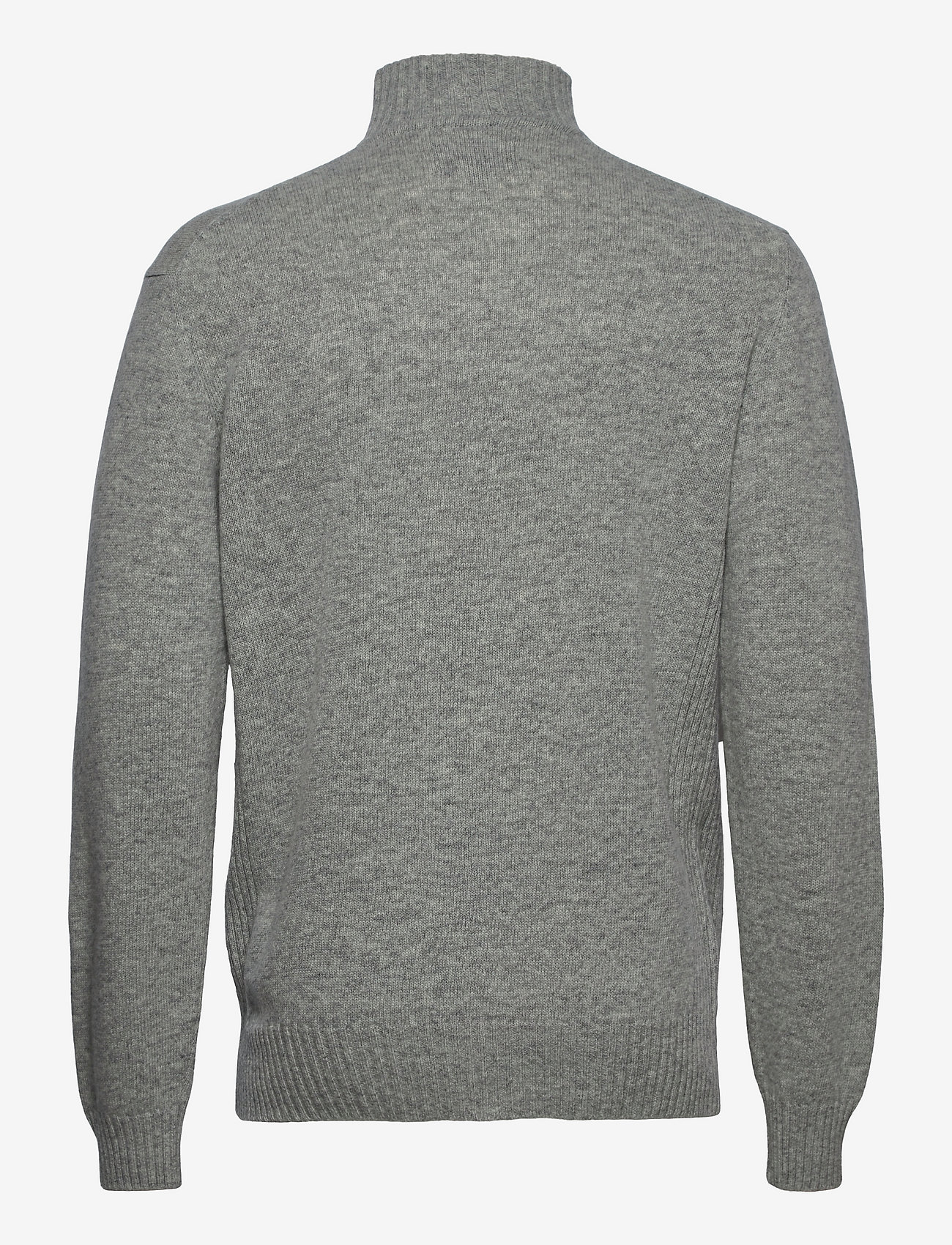 Barbour - Barbour Essential Lambswool Half Zip - half zip - light grey marl - 1