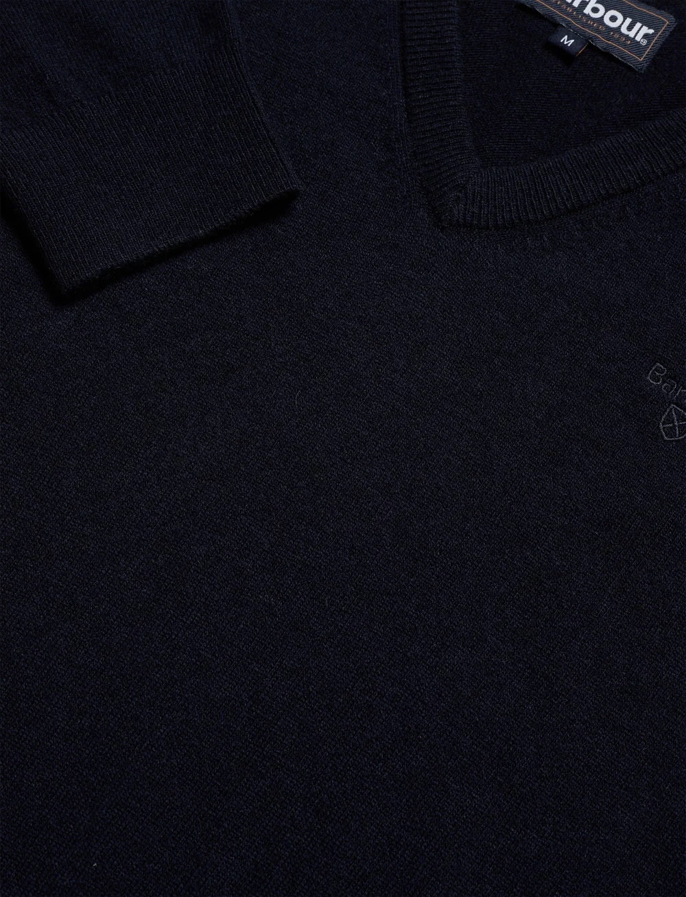 Barbour - Barbour Essential LambsWool - v-ausschnitt - navy - 5