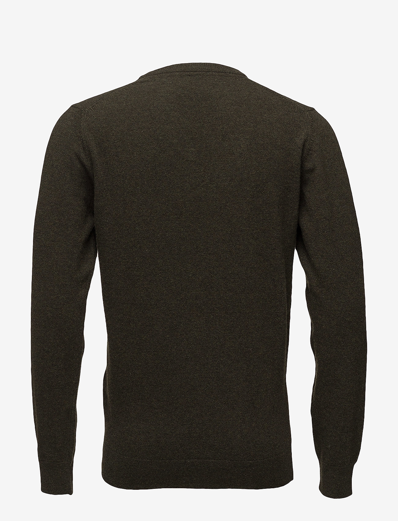 Barbour - Barbour Essential Lambswool V Neck Sweater - knitted v-necks - racing grn - 2