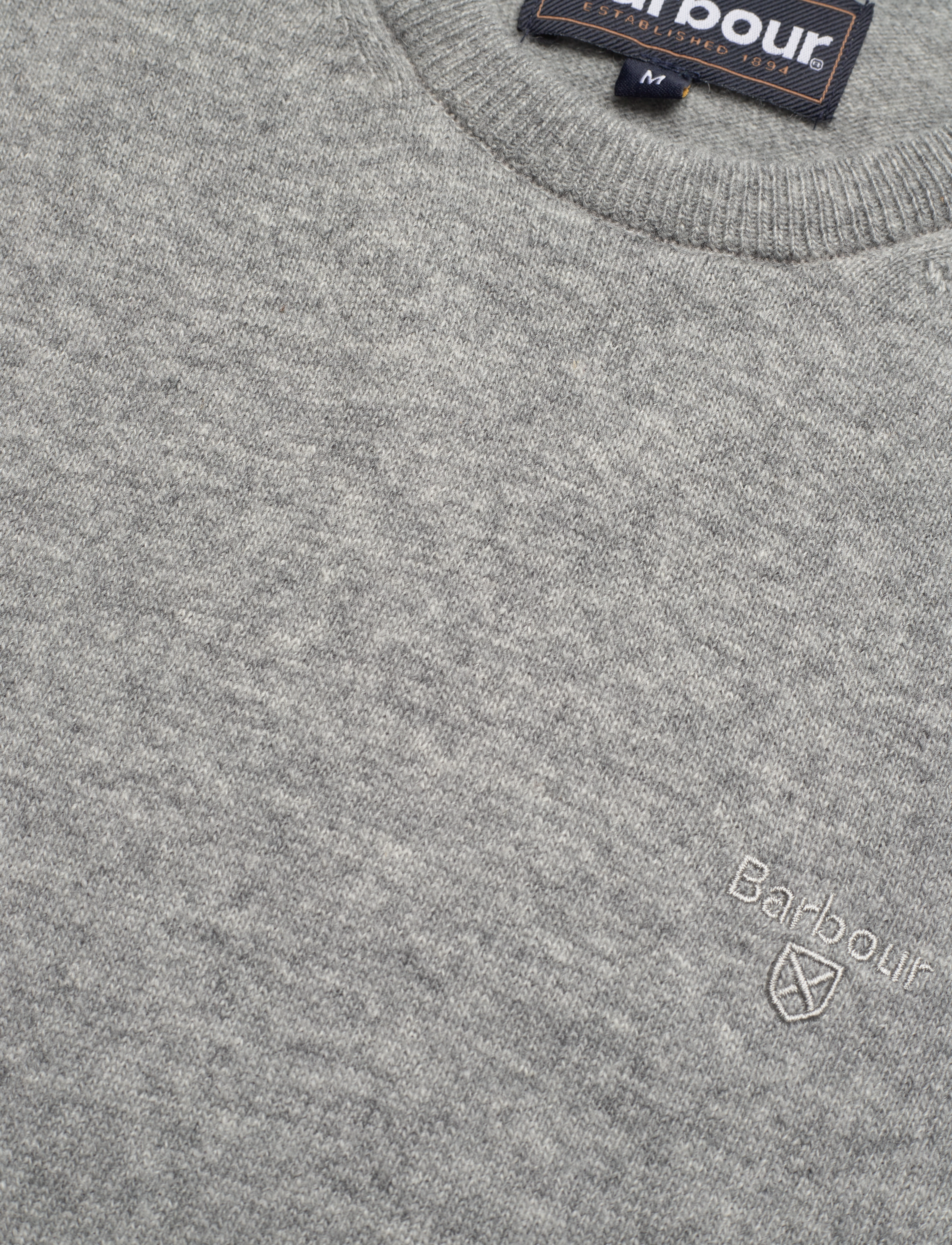 Barbour - Barbour Essential Lambwool Crew - grey - 2