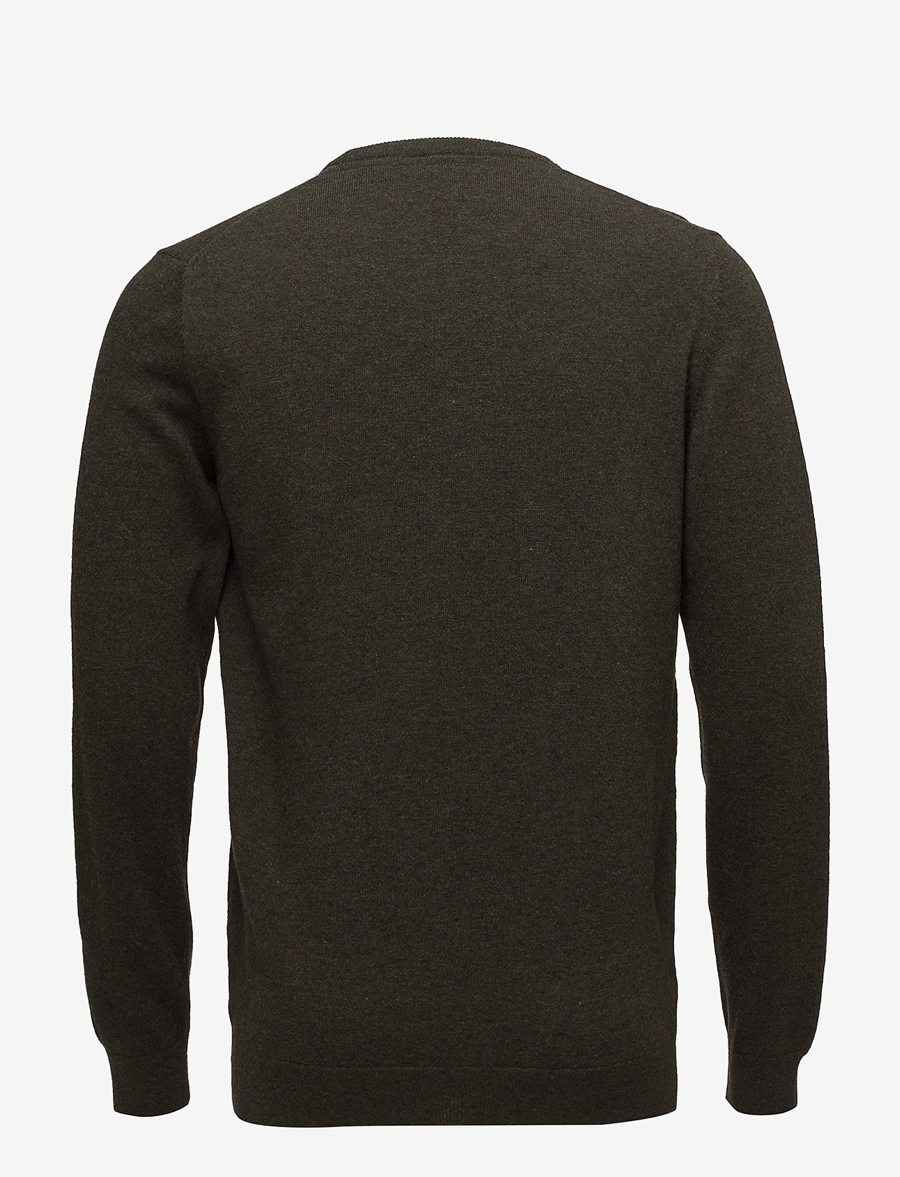 Barbour - Barbour Essential L/Wool Crew Neck Sweater - rund hals - racing grn - 1