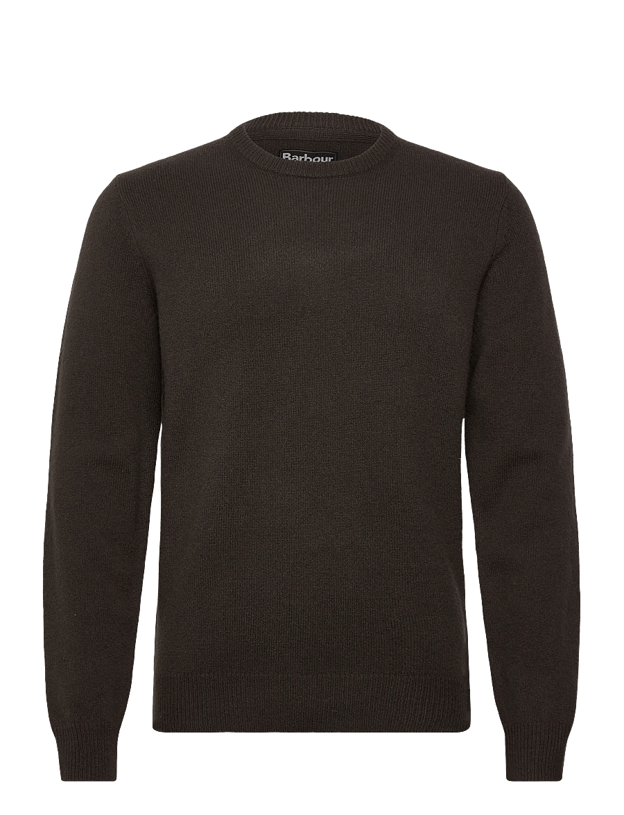 Barbour - Barbour Essential Patch Crew - ronde hals - brown - 0
