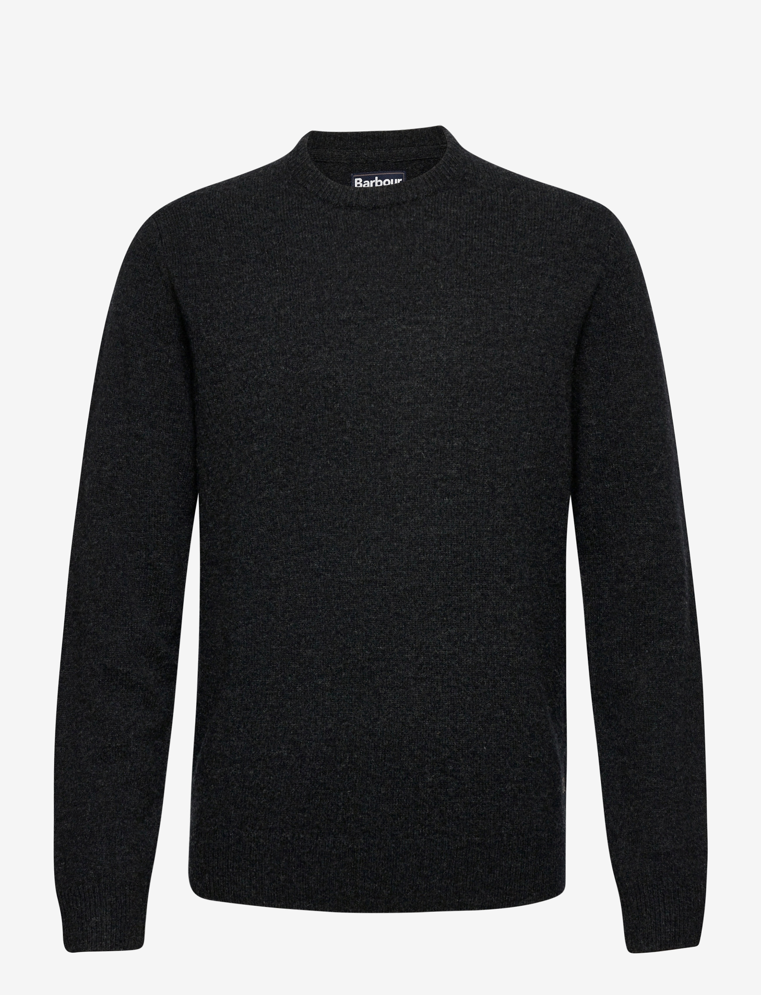 Barbour Barbour Essential Patch Crew - Tøj - CHARCOAL / black