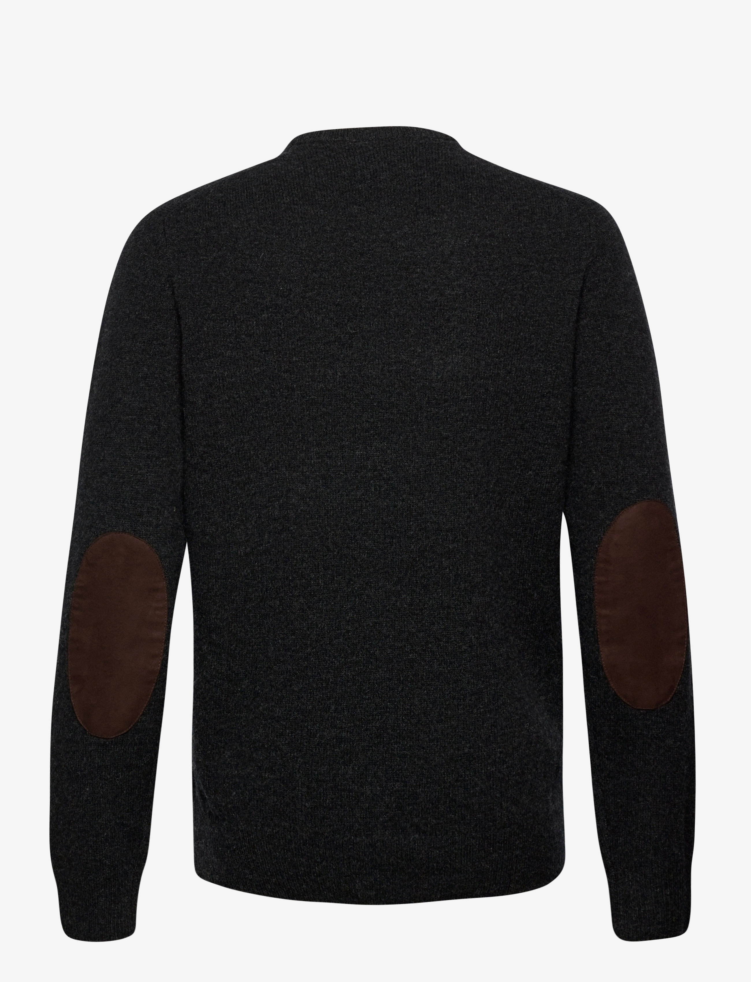 Barbour - Barbour Essential Patch Crew Neck Sweater - rundhalsad - charcoal - 2