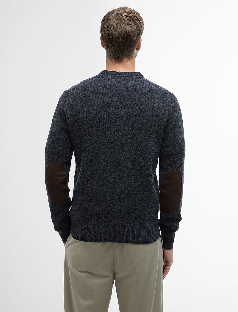 Barbour - Barbour Essential Patch Crew Neck Sweater - rundhals - charcoal - 3