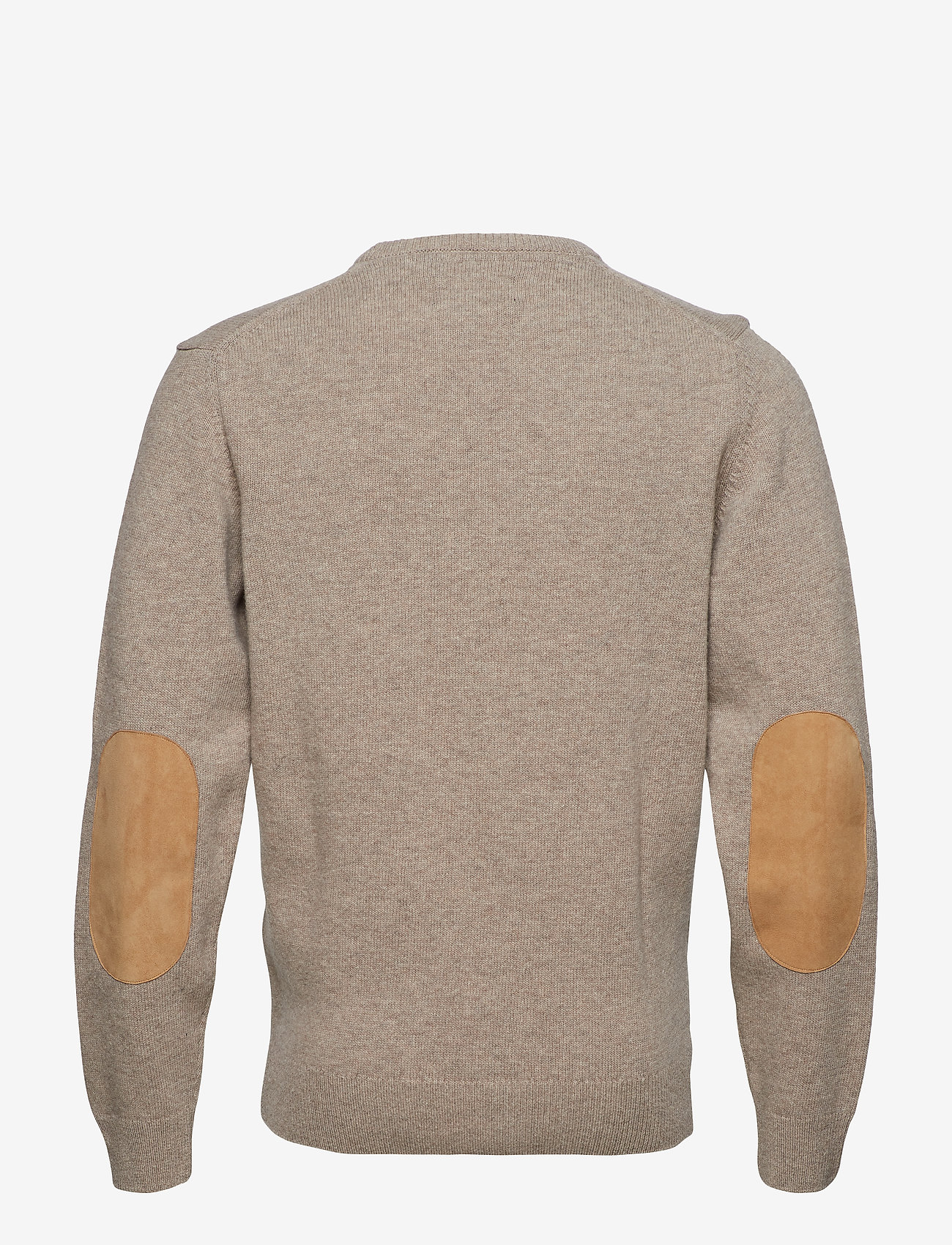 Barbour - Barbour Essential Patch Crew Neck Sweater - rundhalsad - dk stone / lt s - 2