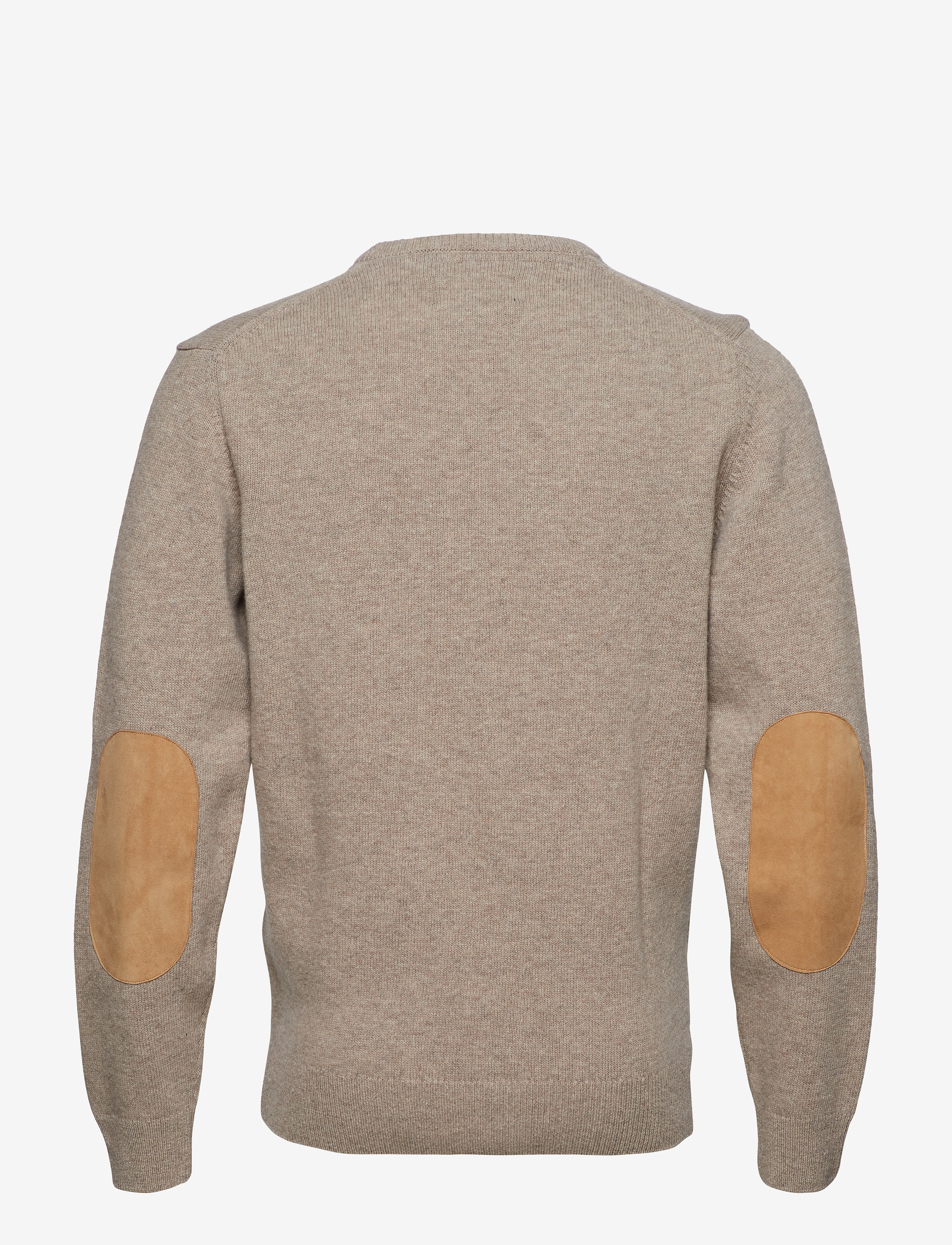 Barbour - Barbour Essential Patch Crew - round necks - dk stone / lt s - 2