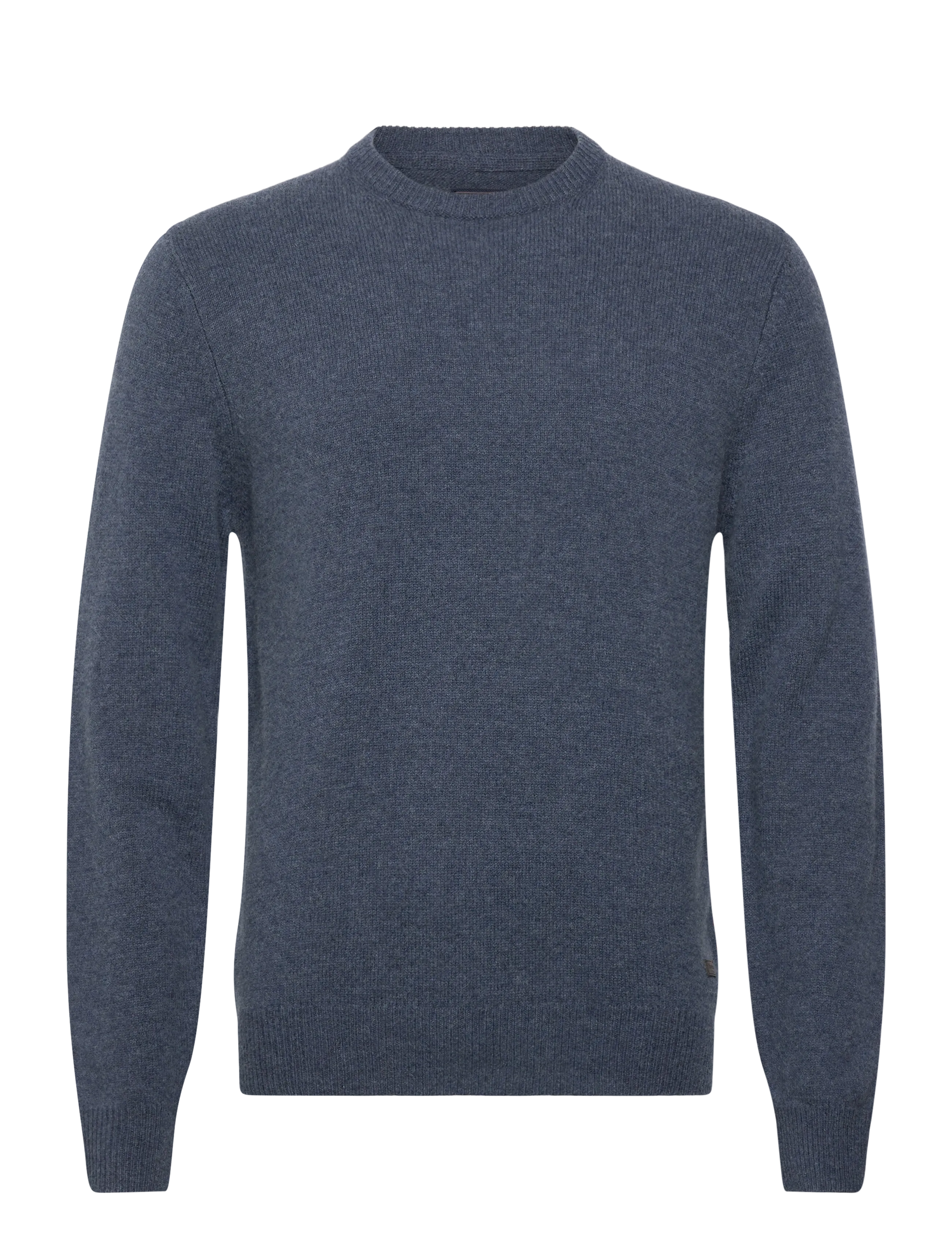 Barbour Barbour Essential Patch Crew Neck Sweater, XXL, Blue, Strik > Runde Halse, Herre