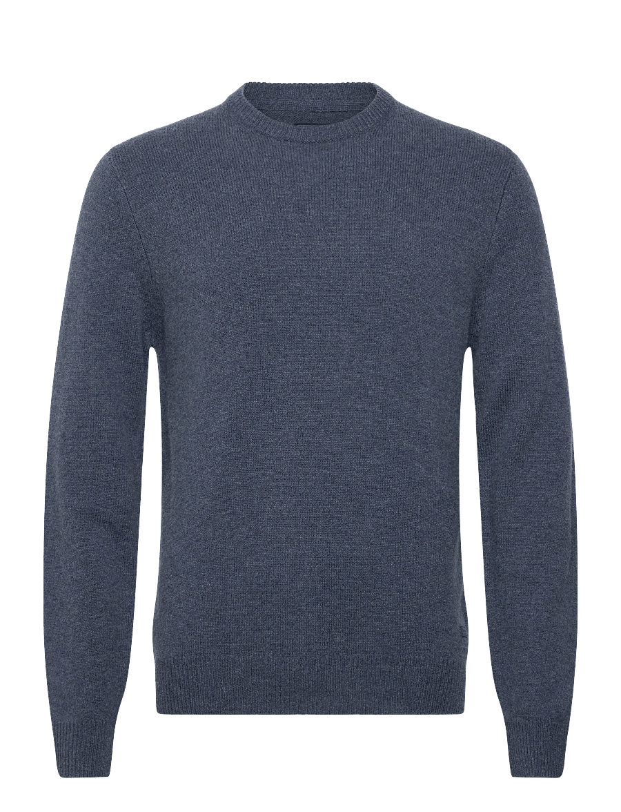 Barbour - Barbour Essential Patch Crew - ronde hals - indigo - 0