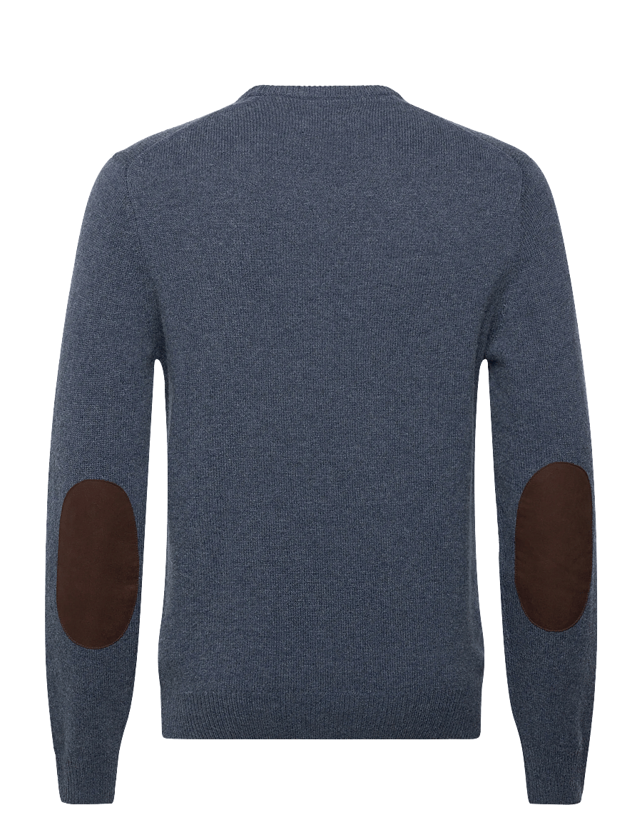 Barbour - Barbour Essential Patch Crew - ronde hals - indigo - 1
