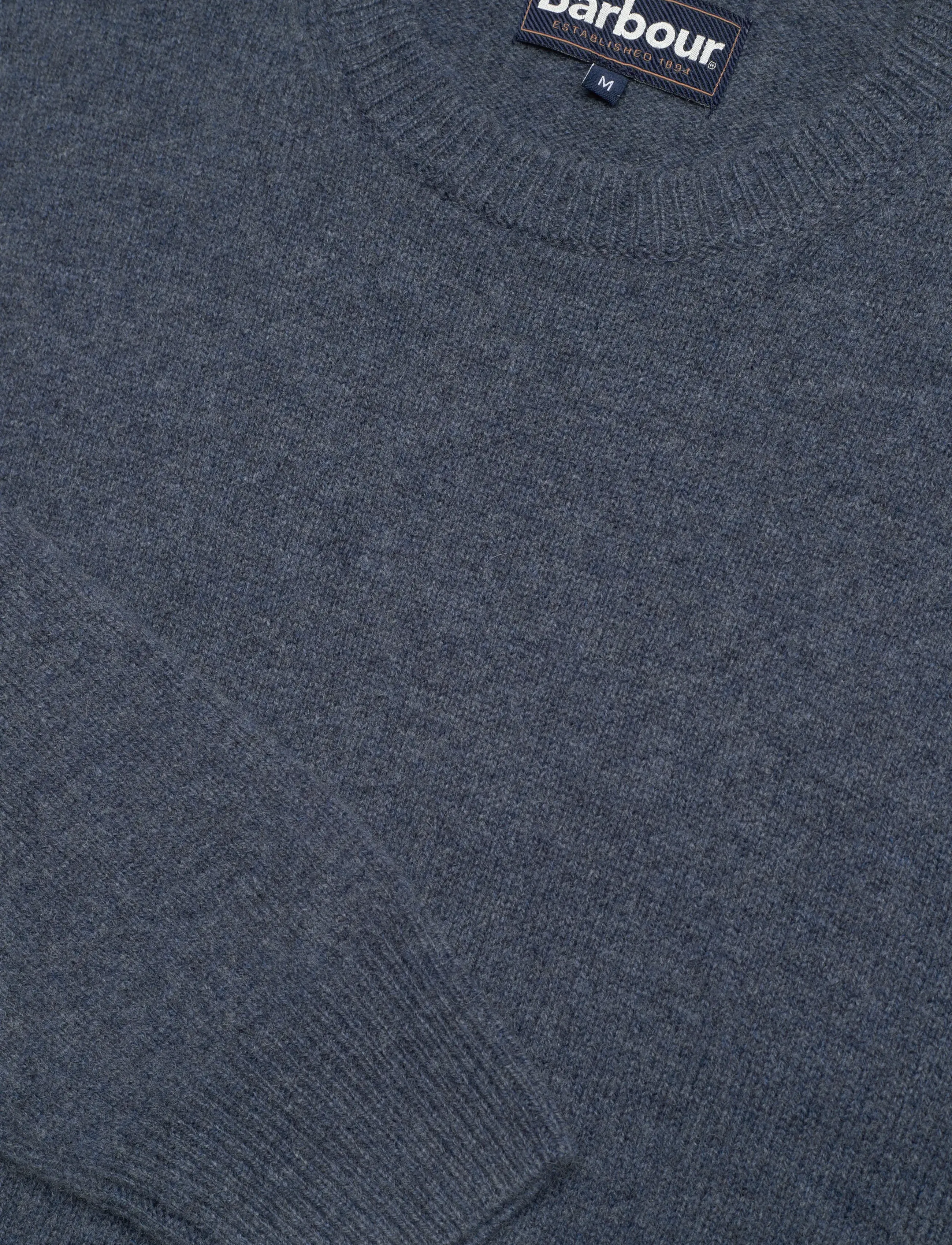 Barbour - Barbour Essential Patch Crew - round necks - indigo - 2