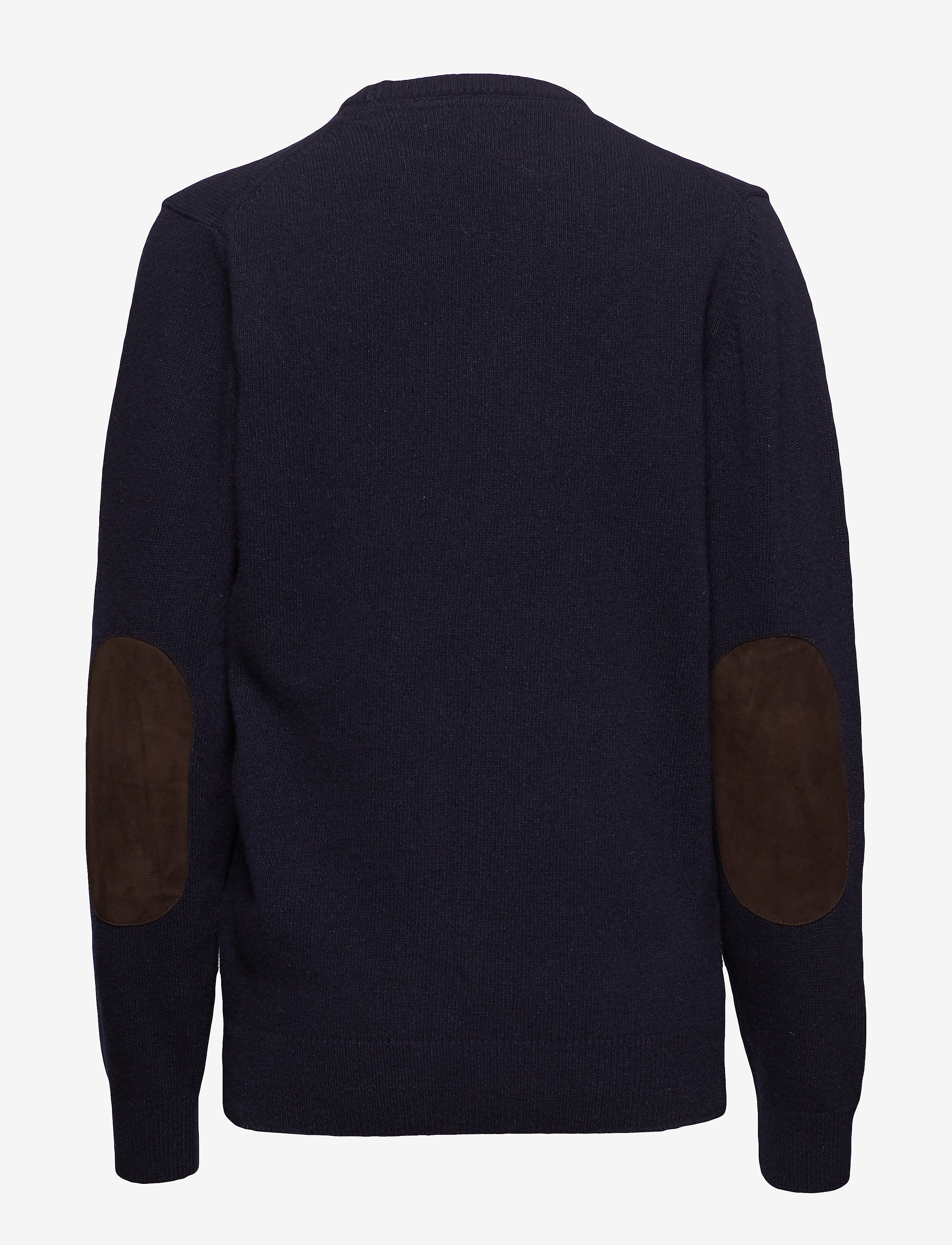 Barbour - Barbour Essential Patch Crew - round necks - navy - 2
