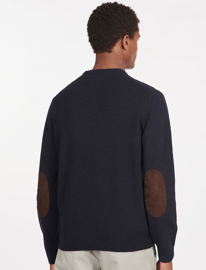 Barbour - Barbour Essential Patch Crew Neck Sweater - rund hals - navy - 3