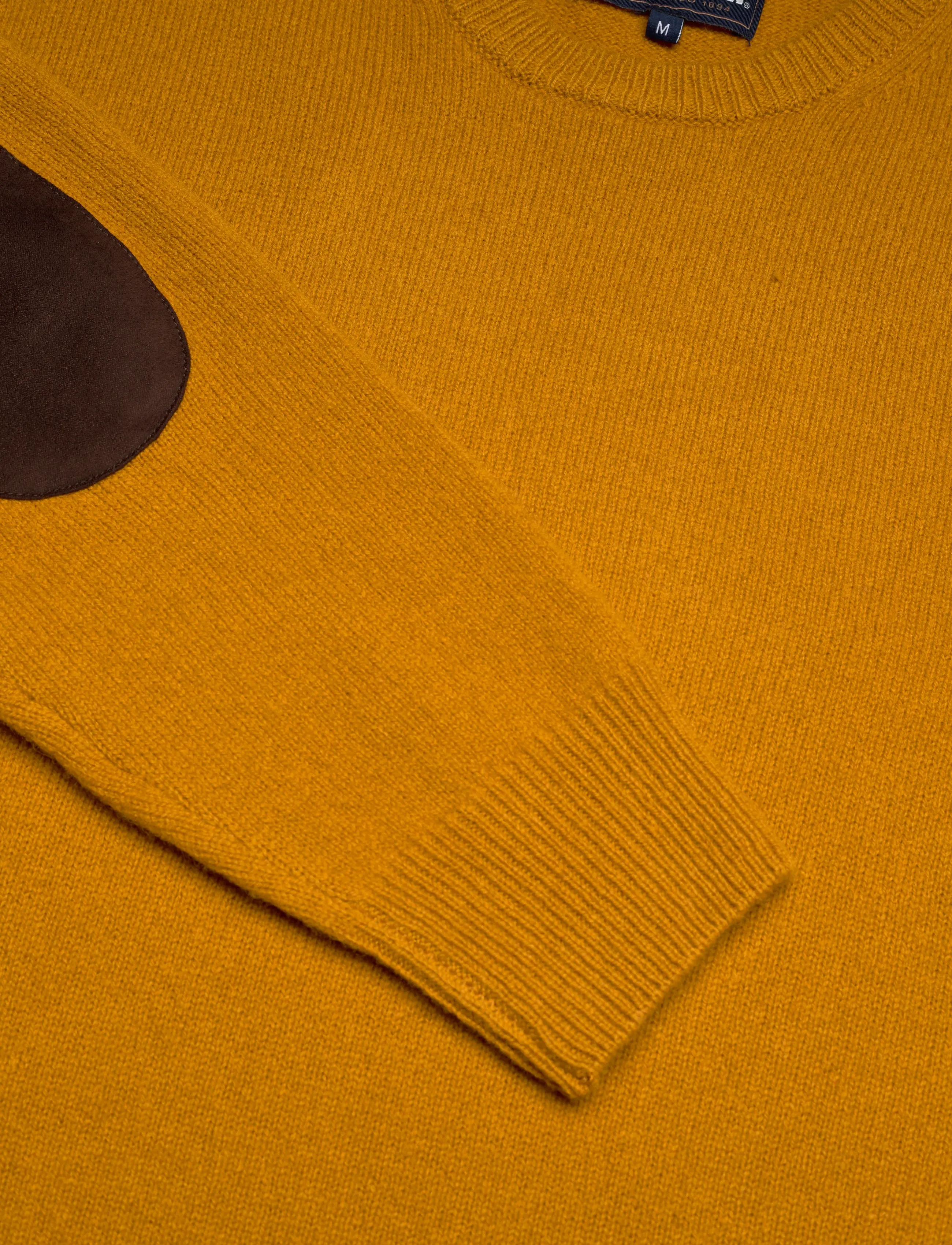 Barbour - Barbour Essential Patch Crew Neck Sweater - rundhalsad - orange - 2