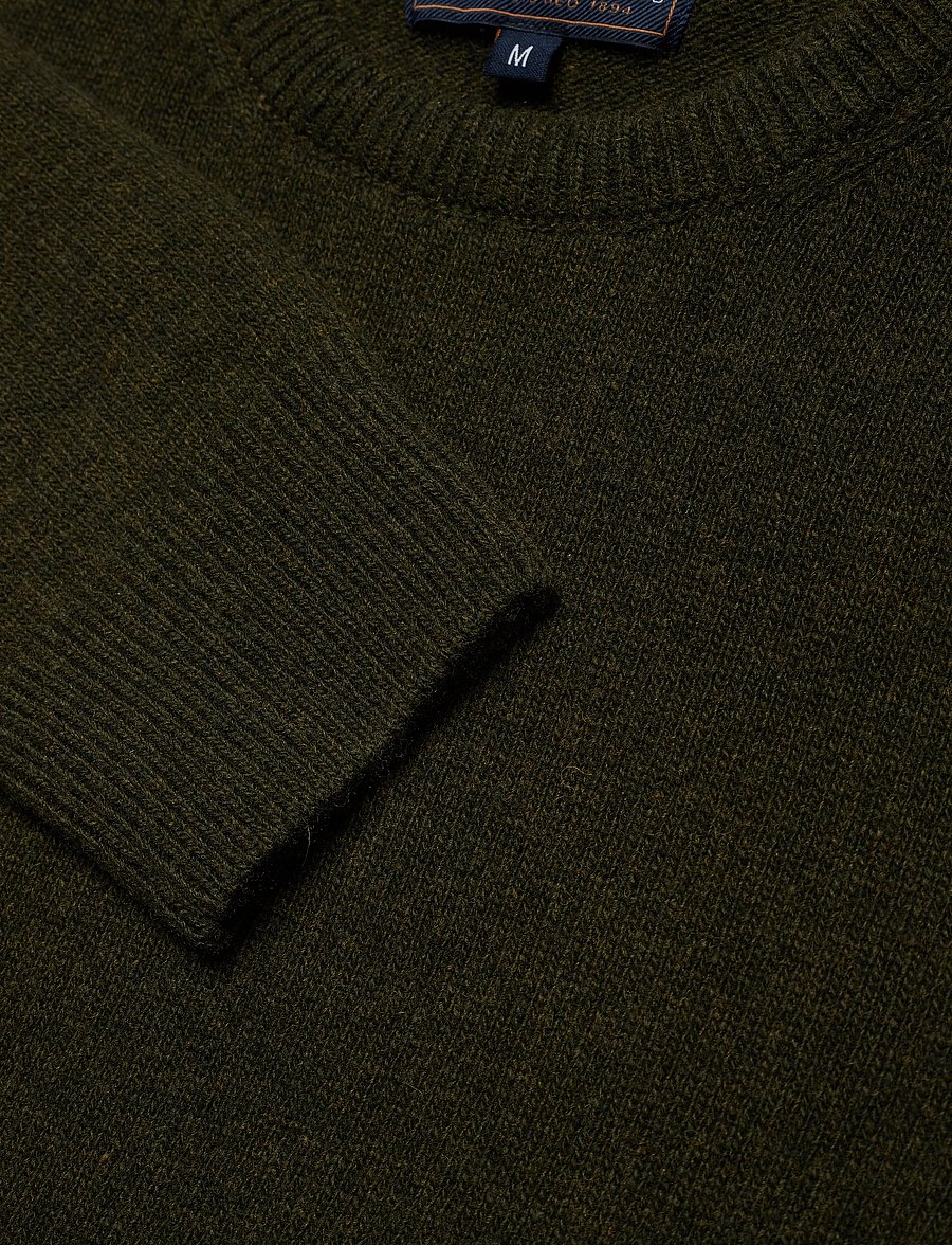 Barbour - Barbour Essential Patch Crew Neck Sweater - rundhals - seaweed - 2