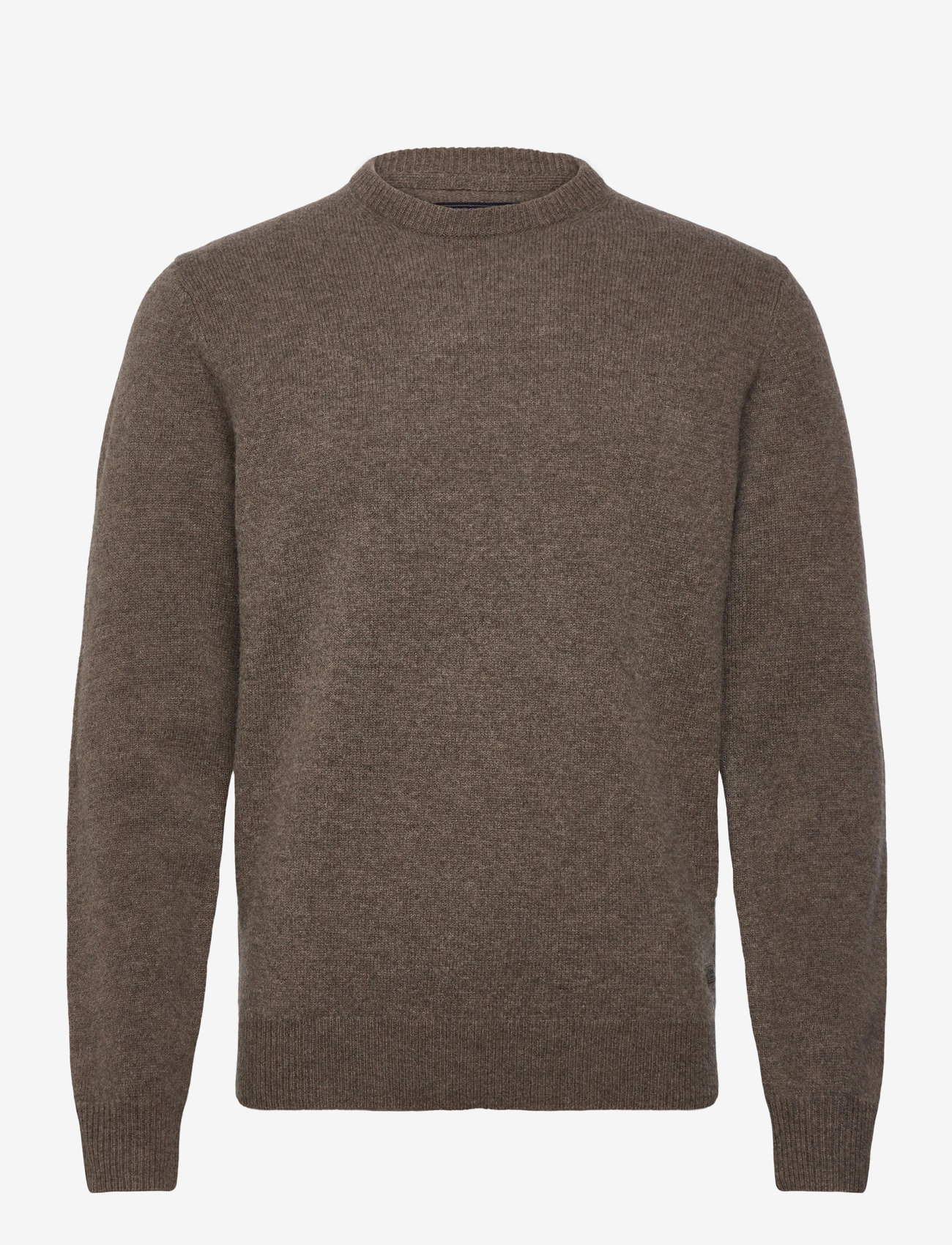 Barbour - Barbour Essential Patch Crew Neck Sweater - rundhalsad - stone - 0