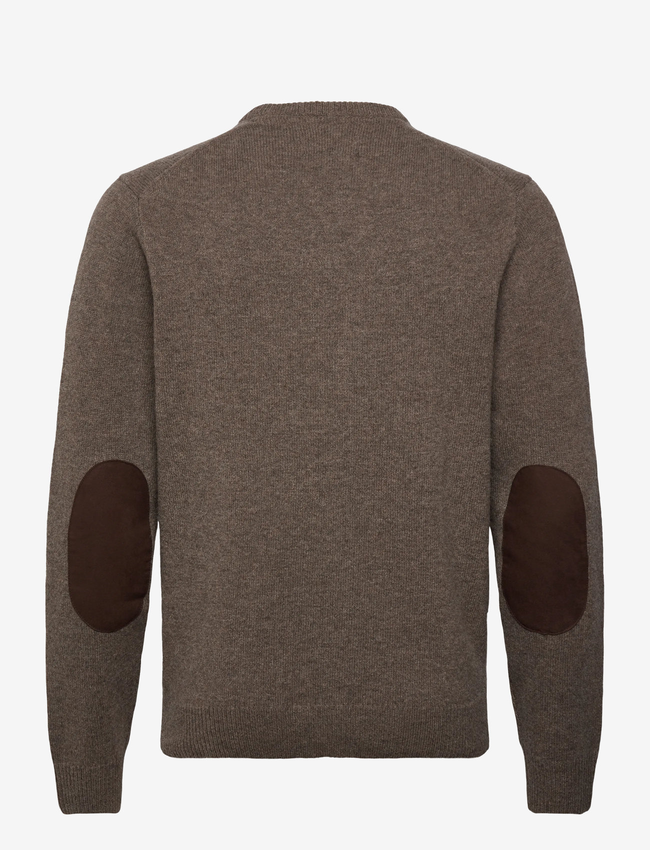 Barbour - Barbour Essential Patch Crew Neck Sweater - rundhalsad - stone - 1