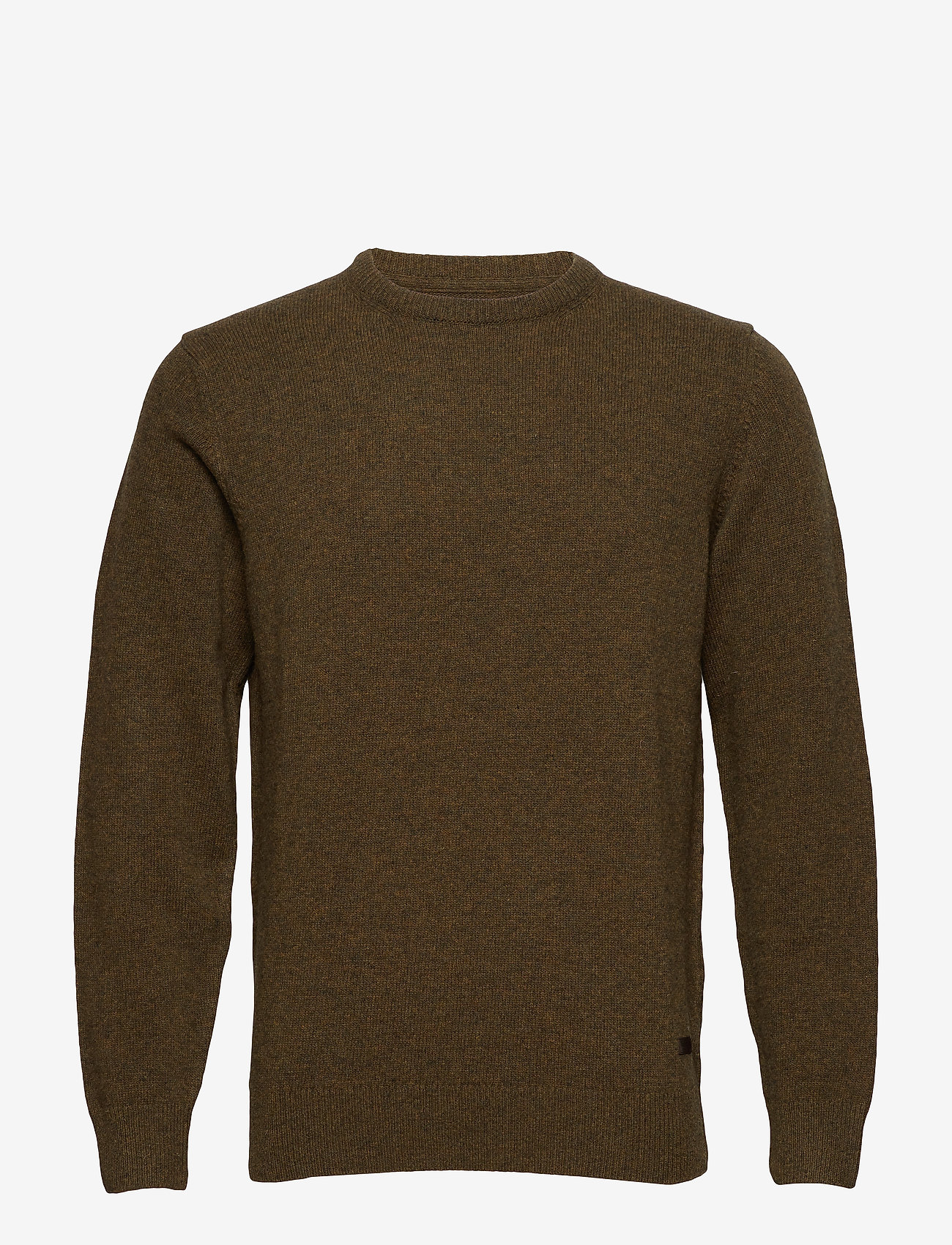 Barbour - Barbour Essential Patch Crew Neck Sweater - rund hals - willow green - 1