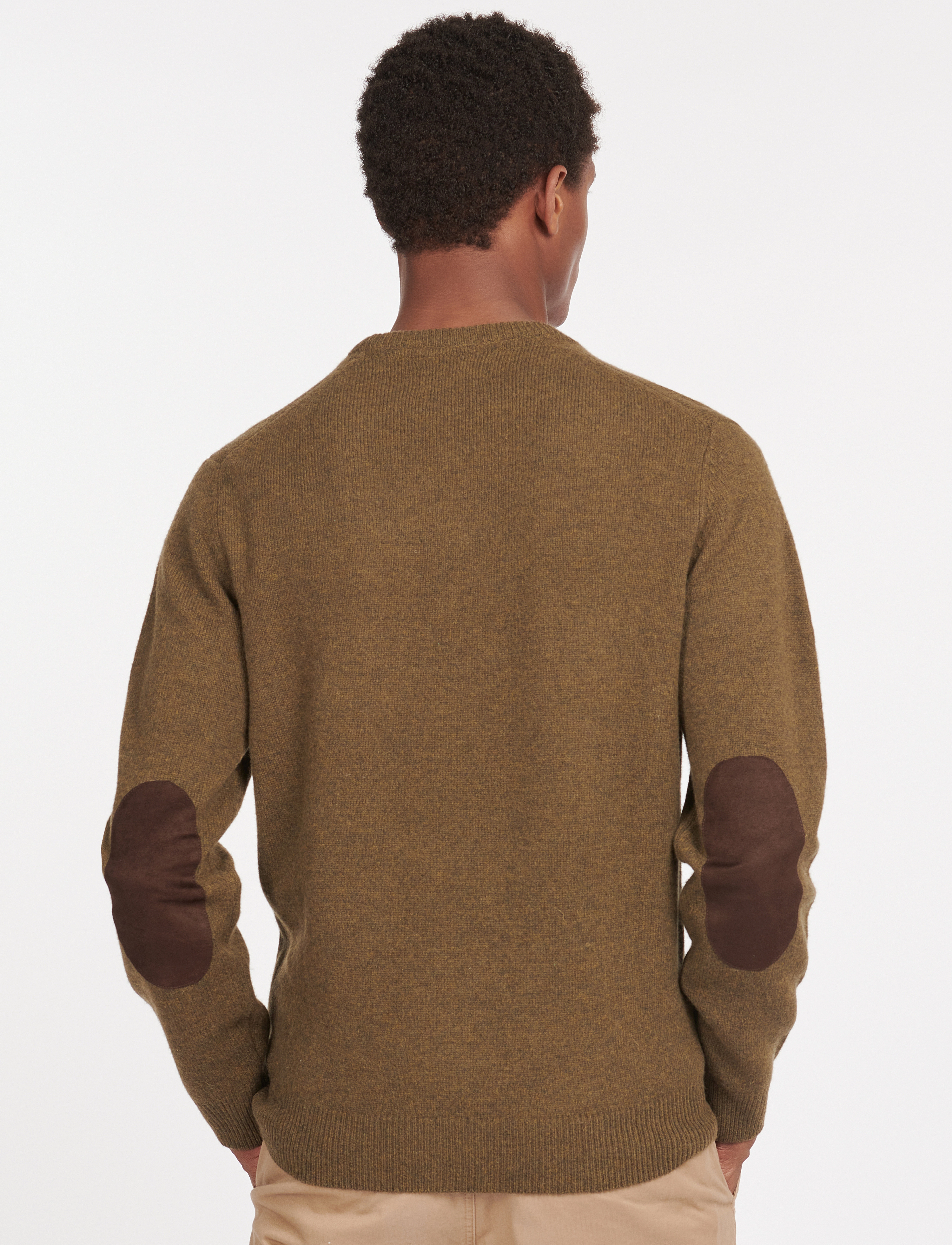 Barbour - Barbour Essential Patch Crew - round necks - willow green - 3