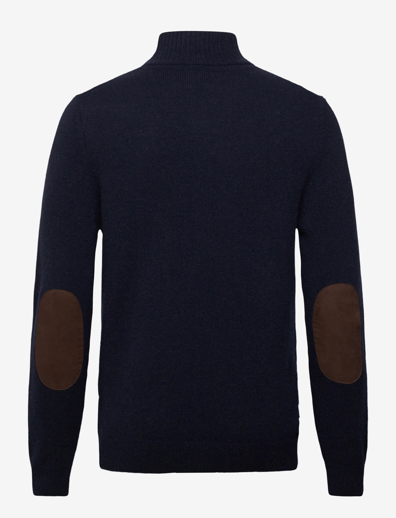 Barbour - Barbour Essent Patch Zip Through Knitted Jumper - full zip jumpers - navy - 1