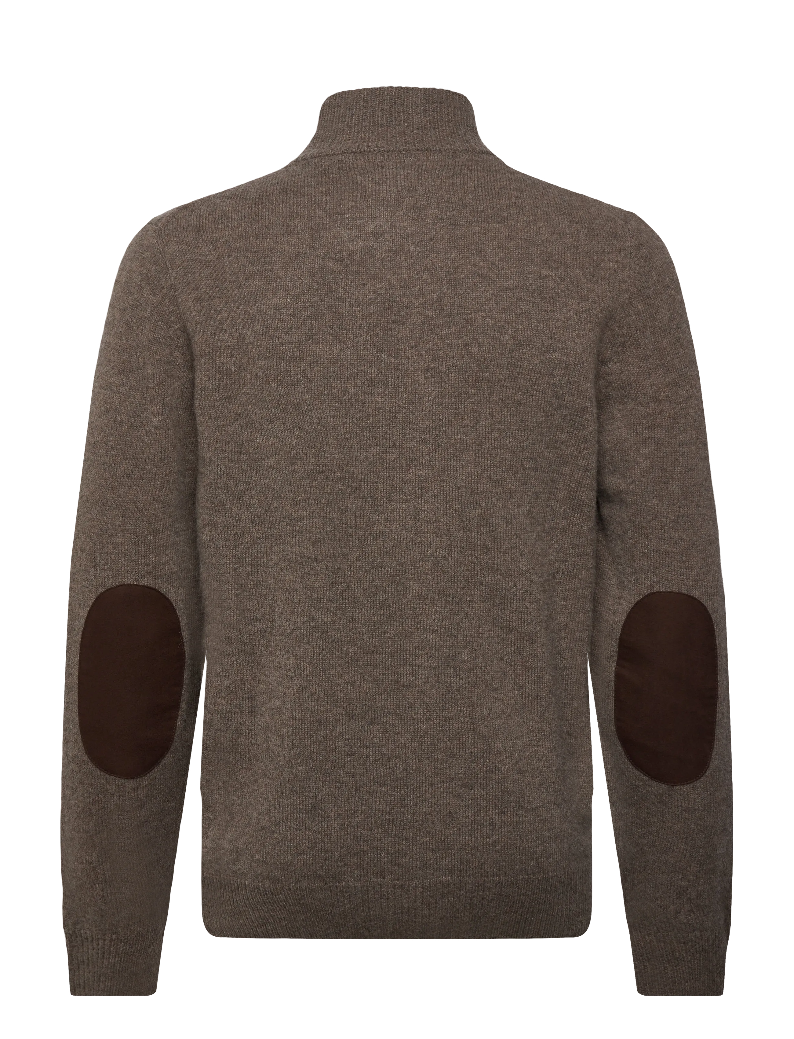 Barbour - Barbour Essent Patch Zip Through Knitted Jumper - stone - 1