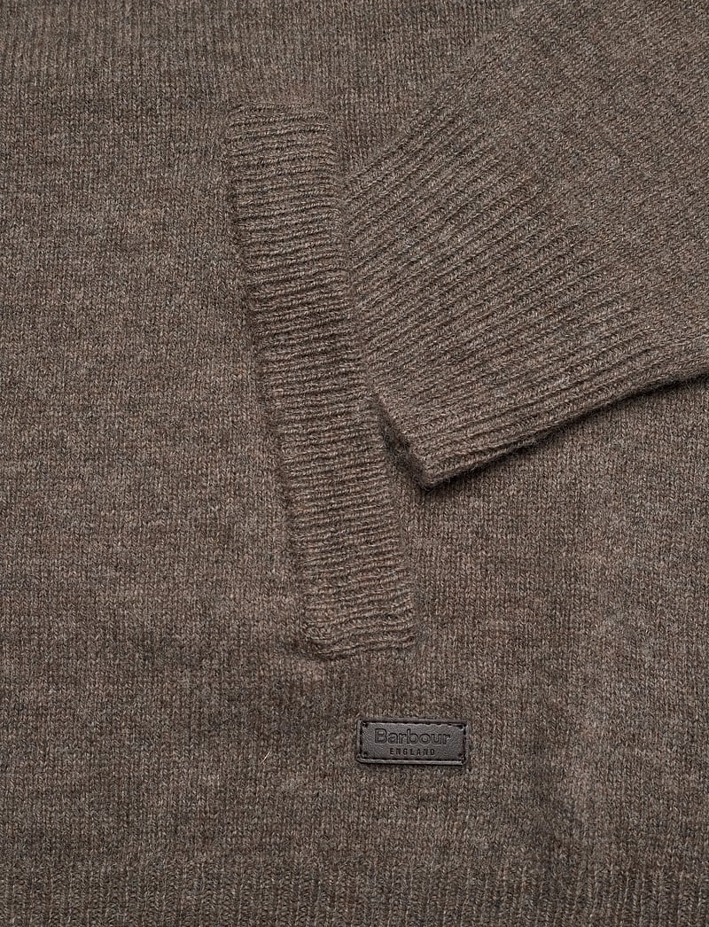 Barbour - Barbour Essent Patch Zip Through Knitted Jumper - fullzip strik - stone - 3