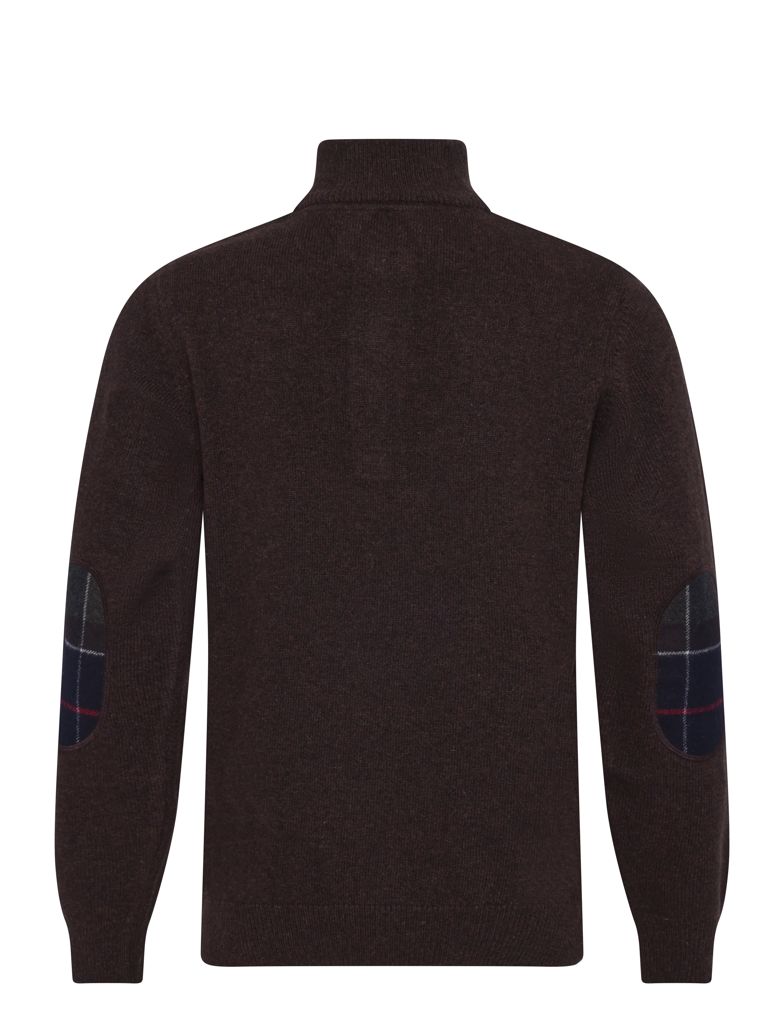 Barbour - Barbour Holden Half Zip Knitted Jumper - half zip jumpers - dark oak - 1
