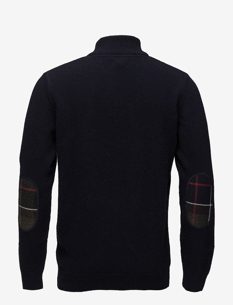 Barbour - Barbour Holden Half Zip Knitted Jumper - rollkragenpullover - navy - 1