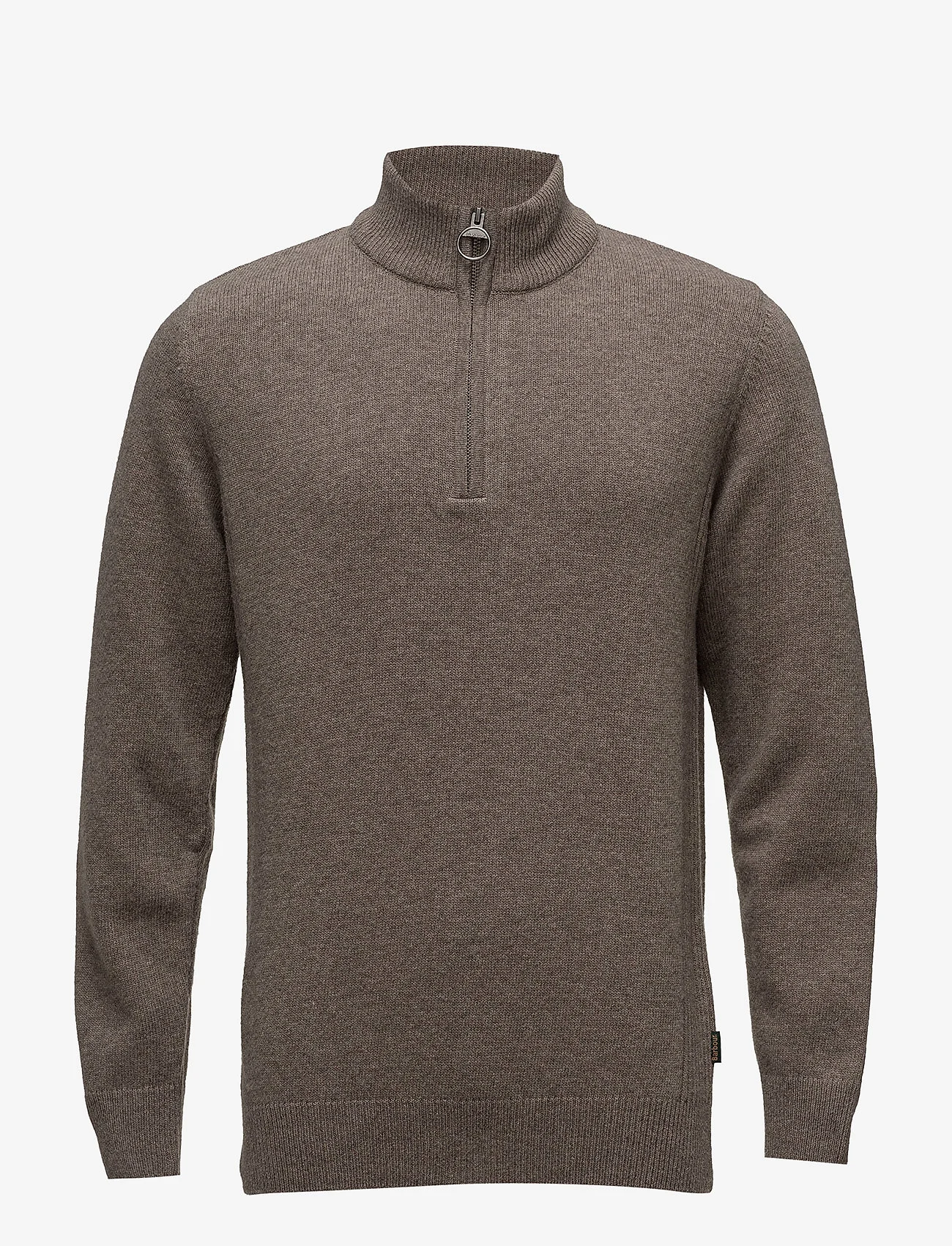 Barbour Barbour Holden Half Zip Knitted Jumper - Pullover mit halbem Reißverschluss - OLIVE / khaki/green