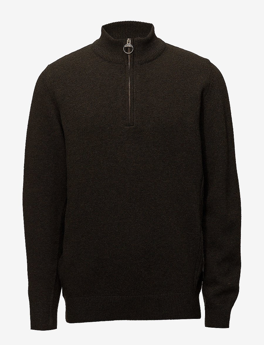Barbour - Barbour Holden Half Zip Knitted Jumper - oliver - 0