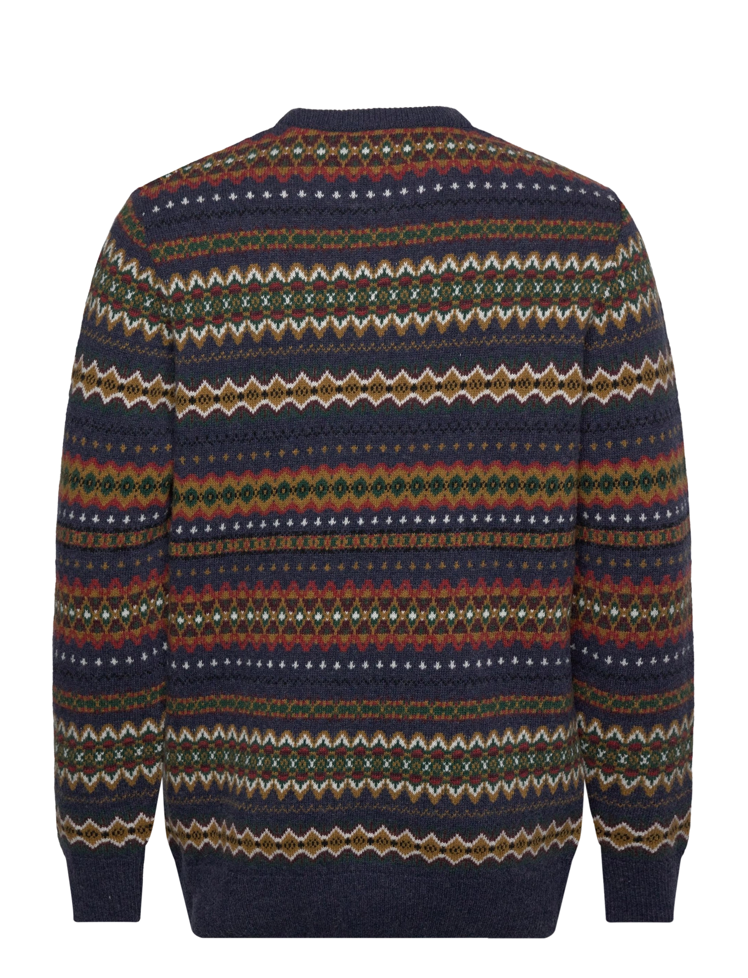 Barbour - Barbour Case Fairisle Crew Neck Sweater - navy - 1