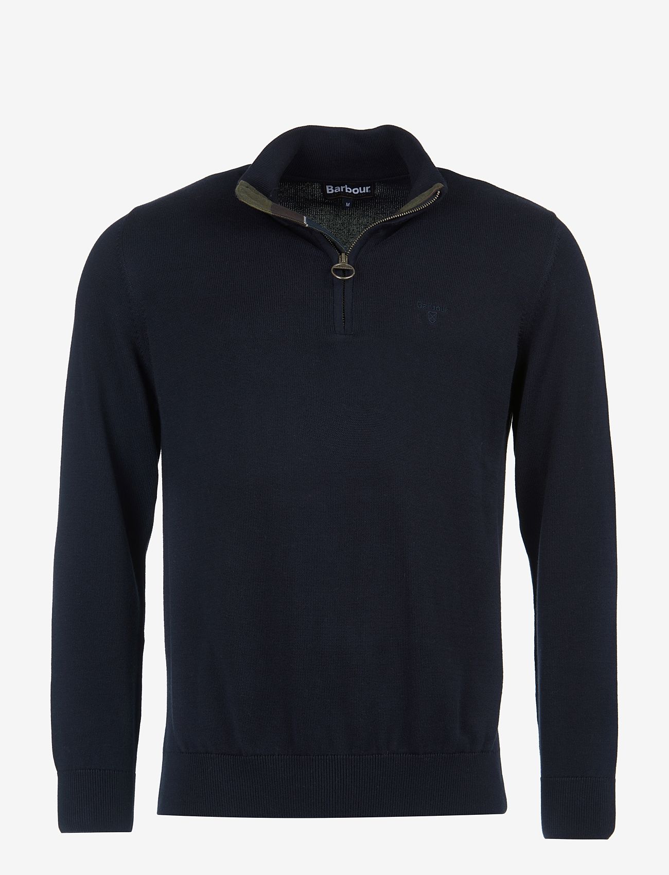 Barbour - Barbour Cotton HZ Knit - half zip - navy - 1
