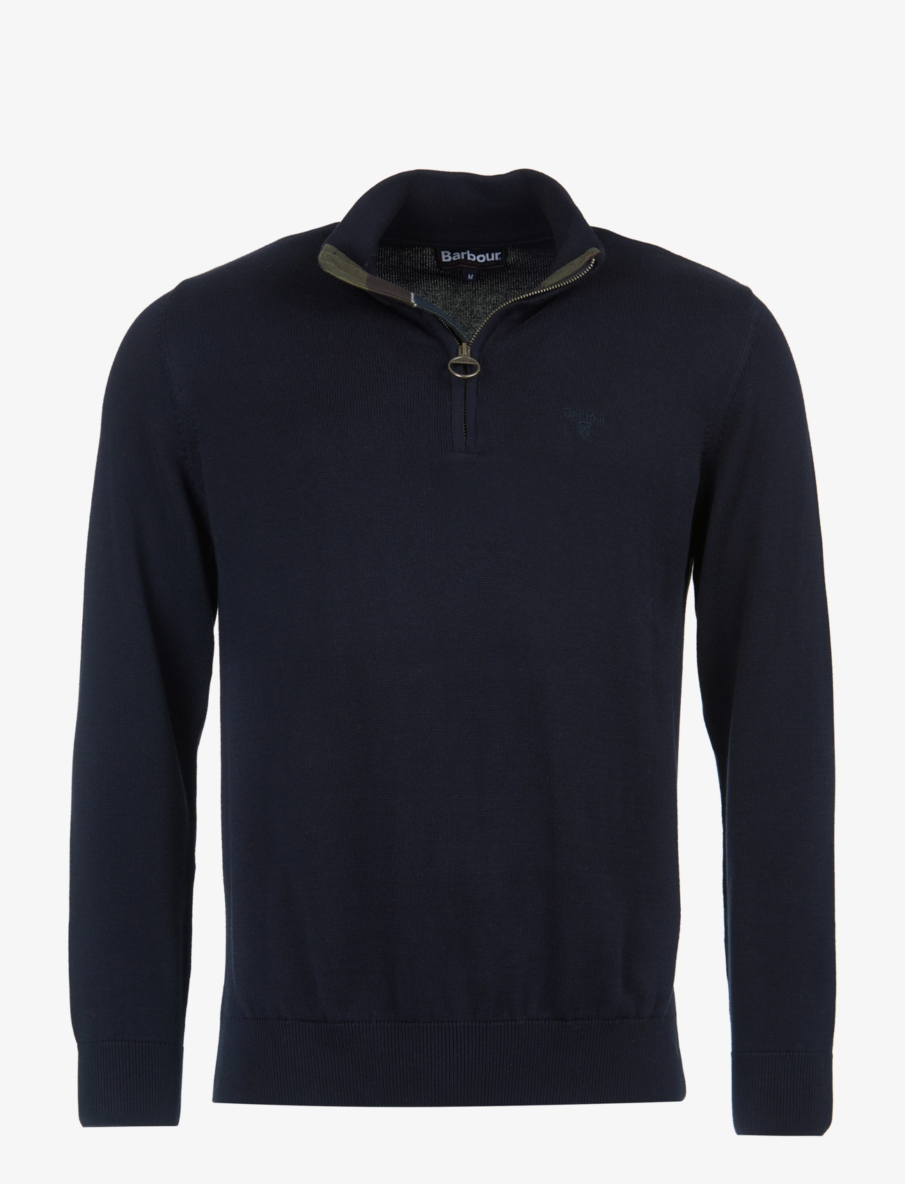 Barbour Barbour Cotton HZ Knit - Kleidung - NAVY / navy