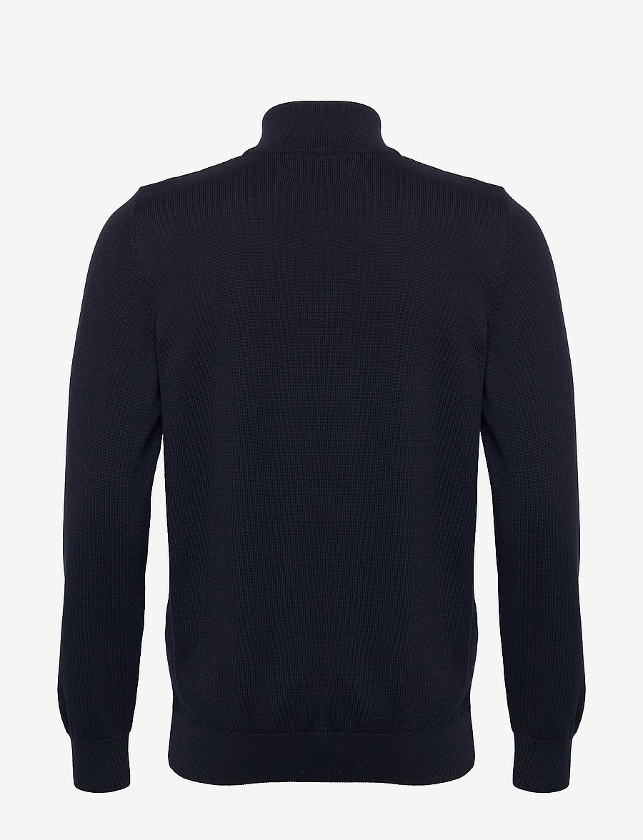 Barbour - Barbour Cotton HZ Knit - megzti drabužiai - navy - 2