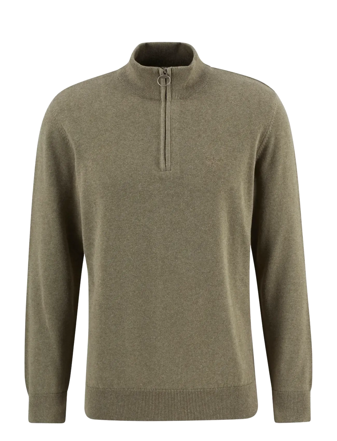 Barbour Barbour Cotton HZ Knit - Streetstyle - SMOKEY OLIVE / green