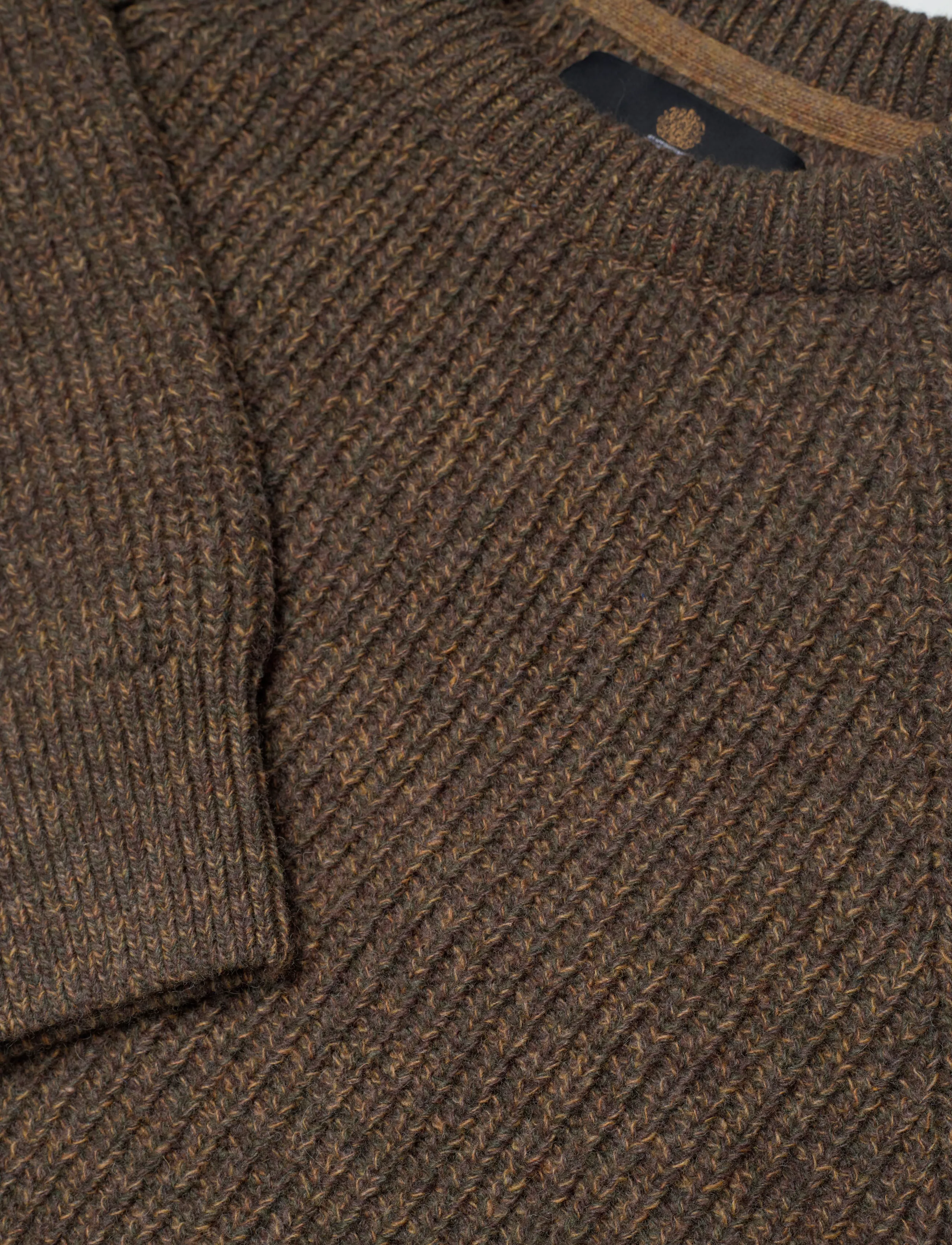 Barbour - Barbour Horseford Crew Neck Jumper - rund hals - camel - 2