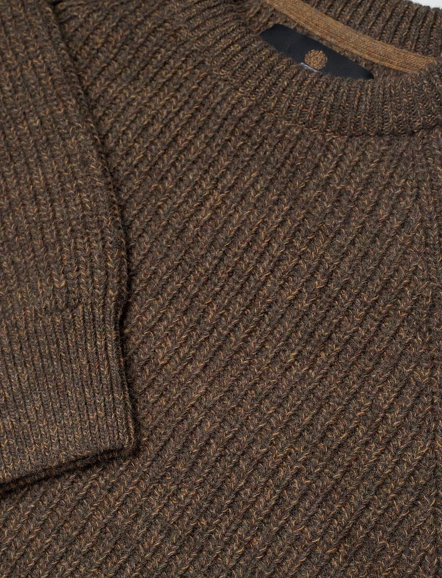 Barbour - Barbour Horseford Crew Neck Jumper - rund hals - camel - 2